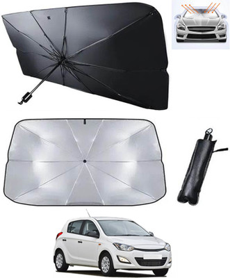 MATIES Windshield Sun Shade For Hyundai i20(Silver)
