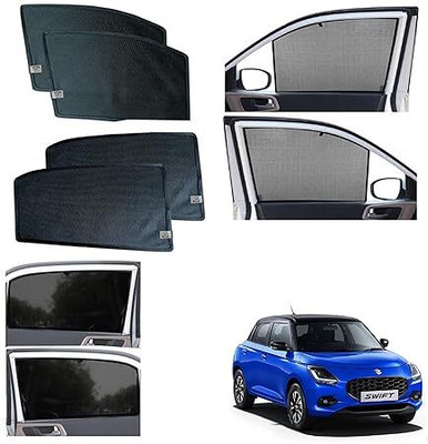 HARKRISH Side Window Sun Shade For Maruti Suzuki Swift(Black)