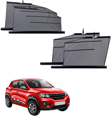 SS FOR YOUR SMART NEEDS Side Window Sun Shade For Renault Kwid(Black)