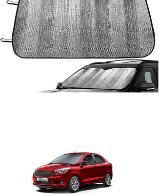 GONAMA Rear Window Sun Shade For Ford Figo Aspire(Silver)