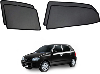 RAKRISH Rear Window, Side Window Sun Shade For Maruti Suzuki Alto(Black)