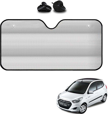 COSMOGEAR Windshield, Dashboard, Rear Window Sun Shade For Hyundai i10(Silver)