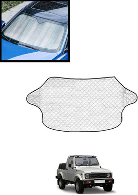 AYW Windshield Sun Shade For Maruti Suzuki Gypsy King(Silver)