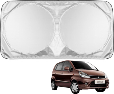 MOCKHE Windshield Sun Shade For Maruti Suzuki Zen Estilo(Silver)