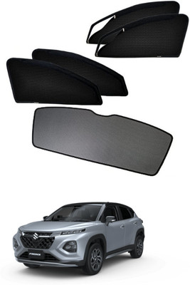 RAKRISH Rear Window, Side Window Sun Shade For Maruti Suzuki Fronx(Black)
