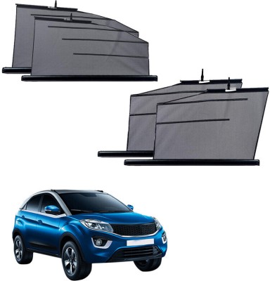 SS FOR YOUR SMART NEEDS Side Window Sun Shade For Tata Nexon(Black, Grey)