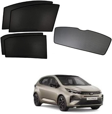 RAKRISH Rear Window, Side Window Sun Shade For Tata Altroz(Black)