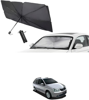 GONAMA Rear Window Sun Shade For Tata Indigo Marina(Silver)