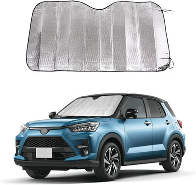 aksmit Side Window, Windshield Sun Shade For Chevrolet, Audi, Datsun, Honda, Kia, Nissan, Renault, Universal For Car 2 Series, 4 Series, 5 Series, 6 Series(Silver)