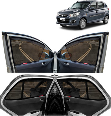 Kingsway Side Window, Rear Window Sun Shade For Maruti Suzuki Alto K10(Black)