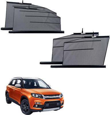 SS FOR YOUR SMART NEEDS Side Window Sun Shade For Maruti Suzuki Vitara Brezza(Black)