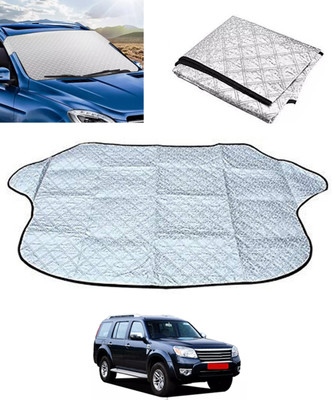 monolive Windshield Sun Shade For Ford Universal For Car(Silver)