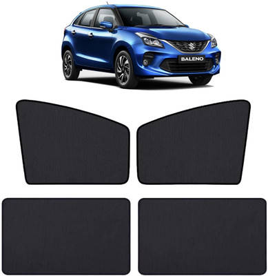 MOCKHE Side Window Sun Shade For Maruti Suzuki Baleno(Black)