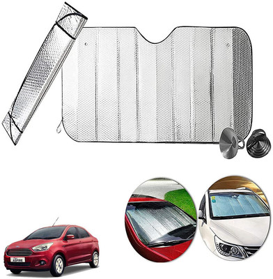 AUTO PEARL Dashboard, Windshield Sun Shade For Ford Figo(Silver)