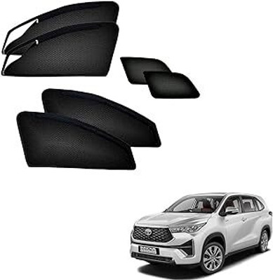 HARKRISH Side Window Sun Shade For Toyota Innova Hycross(Black)