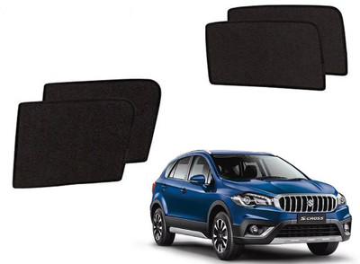 AUTO PEARL Side Window Sun Shade For Maruti Suzuki S-Cross(Black)
