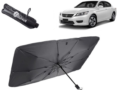 Selifaur Dashboard, Rear Window, Sun Roof, Windshield Sun Shade For Honda Accord(Black)