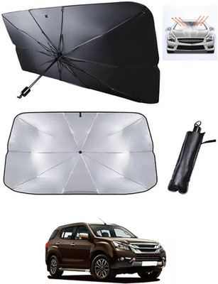 MATIES Windshield Sun Shade For Isuzu Universal For Car(Black, Silver)