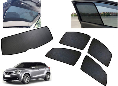 AUTO PEARL Side Window, Rear Window Sun Shade For Maruti Suzuki Baleno(Black)