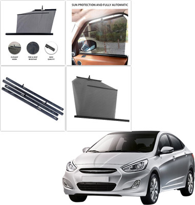 SS FOR YOUR SMART NEEDS Side Window Sun Shade For Hyundai Accent Viva(Black)