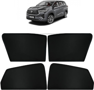 TOP VECHILE Rear Window, Side Window Sun Shade For Toyota Innova Hycross(Black)