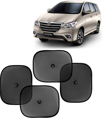 Kingsway Side Window, Rear Window, Windshield Sun Shade For Toyota Innova(Black)