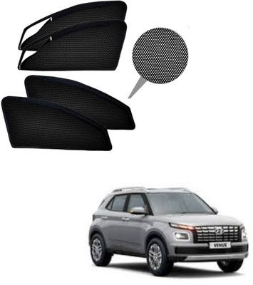 RAKRISH Rear Window, Side Window Sun Shade For Hyundai Venue(Black)