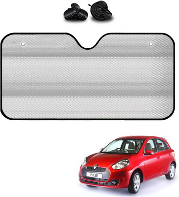 COSMOGEAR Windshield, Dashboard, Rear Window Sun Shade For Renault Pulse(Silver)