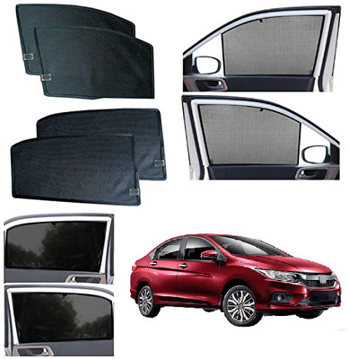 INSURE AUTOMOTIVE Side Window Sun Shade For Toyota Innova Crysta(Black)