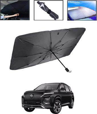 MSNP Windshield Sun Shade For MG Hector(Black)
