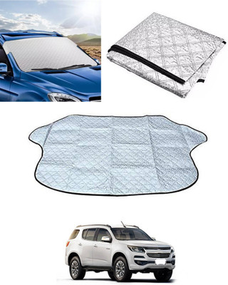 MSNP Windshield Sun Shade For Volkswagen Touareg(Silver)