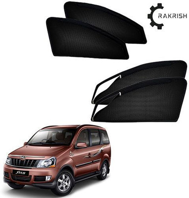 RAKRISH Rear Window, Side Window Sun Shade For Mahindra Xylo(Black)