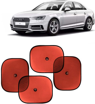 Kingsway Side Window, Rear Window, Dashboard, Sun Roof, Windshield Sun Shade For Audi A4(Red)