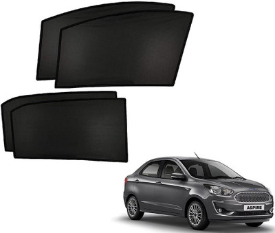 RAKRISH Side Window, Rear Window Sun Shade For Ford Aspire(Black)