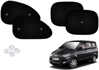 Automotive Prist Side Window Sun Shade For Chevrolet Enjoy(Black)