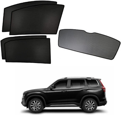 RAKRISH Rear Window, Side Window Sun Shade For Mahindra Scorpio N(Black)