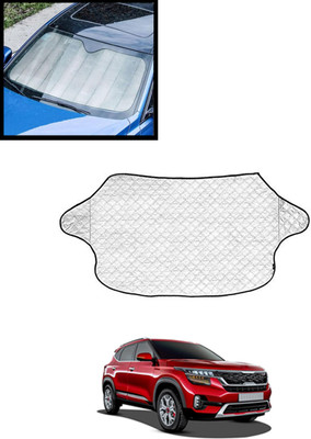 AYW Windshield Sun Shade For Kia Sonet(Silver)