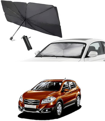 GONAMA Windshield Sun Shade For Maruti Suzuki S-Cross(Silver)