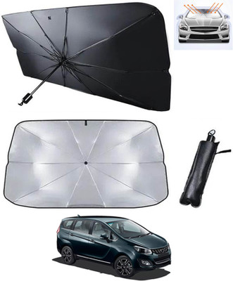 AYW Windshield Sun Shade For Mahindra Marazzo(Silver, Black)