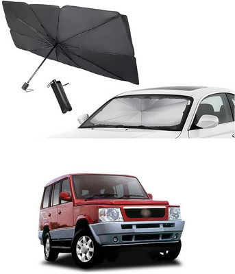 GONAMA Rear Window Sun Shade For Tata Sumo(Silver)