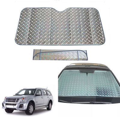 AUTO PEARL Dashboard, Windshield Sun Shade For Isuzu MU-7(Grey)