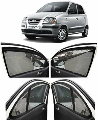 RAKRISH Rear Window, Side Window Sun Shade For Hyundai Santro Xing(Black)