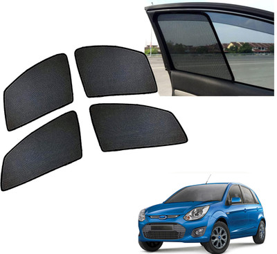 PEEPS STORE Side Window Sun Shade For Ford Figo(Black)