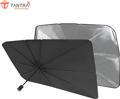 TANTRA Dashboard Sun Shade For Universal For Car Universal For Car(Black)