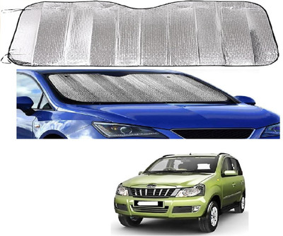 ROSHNEER ENTERPRISES Windshield Sun Shade For Mahindra Quanto(Silver)