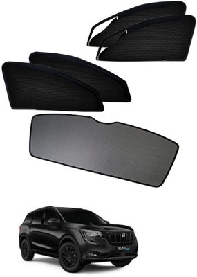 RAKRISH Rear Window, Side Window Sun Shade For Mahindra XUV 700(Black)