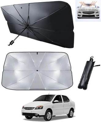 MATIES Windshield Sun Shade For Tata Indigo(Silver)