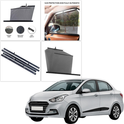 SS FOR YOUR SMART NEEDS Side Window Sun Shade For Hyundai Xcent(Black)