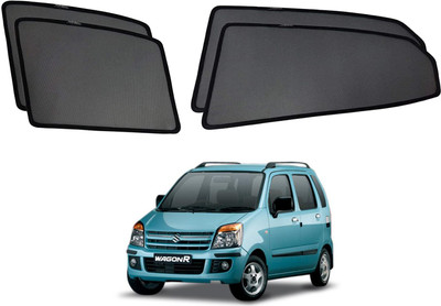 RAKRISH Rear Window, Side Window Sun Shade For Maruti Suzuki WagonR(Black)