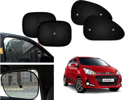 PEEPS STORE Side Window Sun Shade For Hyundai Grand i10(Black)